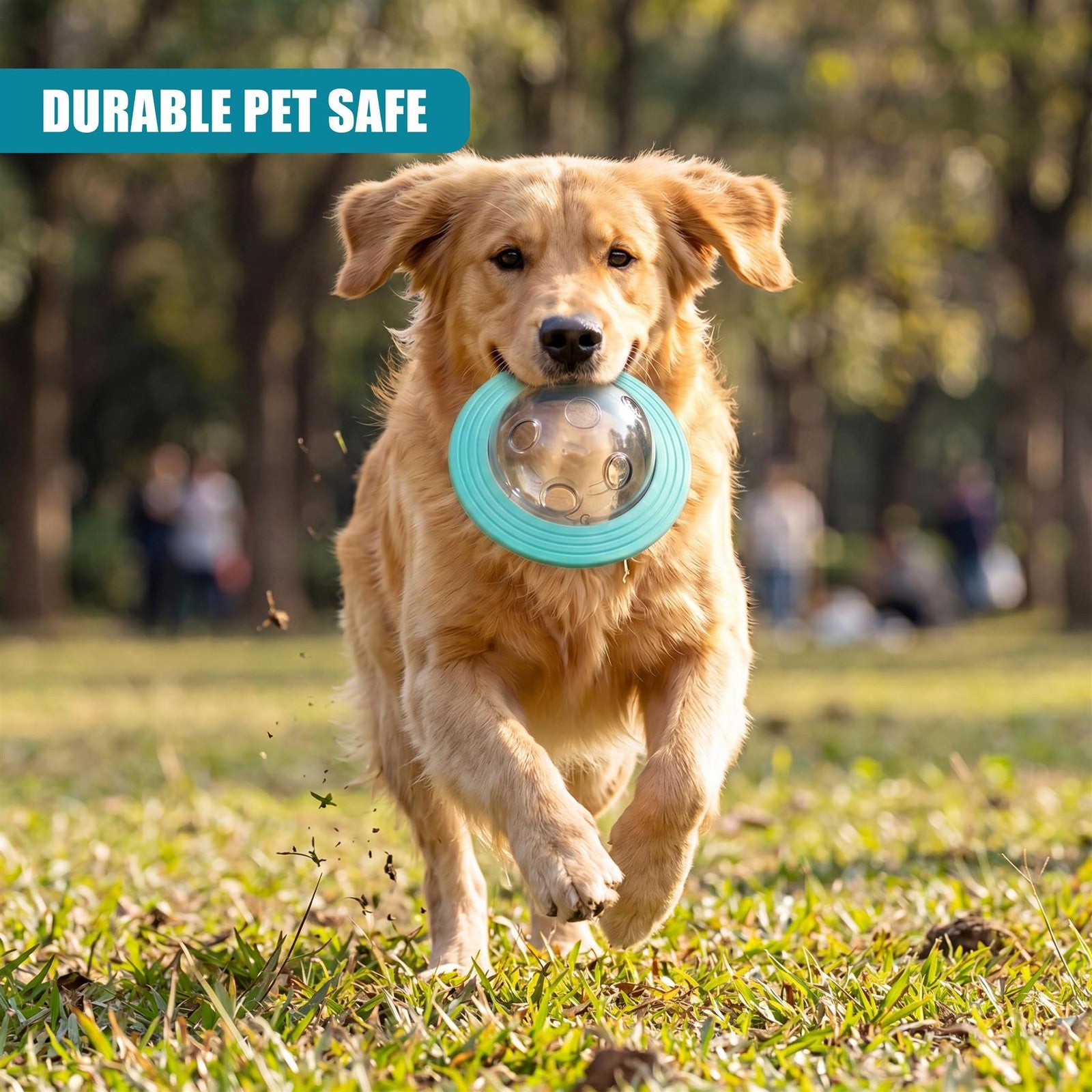 Dog Treat Dispensing Ball Interactive Puzzle Pet Toy Slow Feeder IQ Training