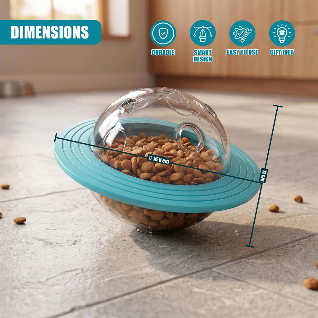 Dog Treat Dispensing Ball Interactive Puzzle Pet Toy Slow Feeder IQ Training